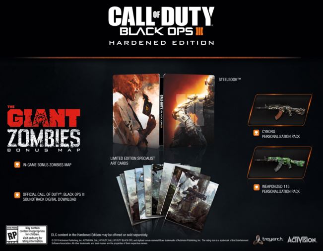 Call Of Duty Black Ops III Hardened Edition 