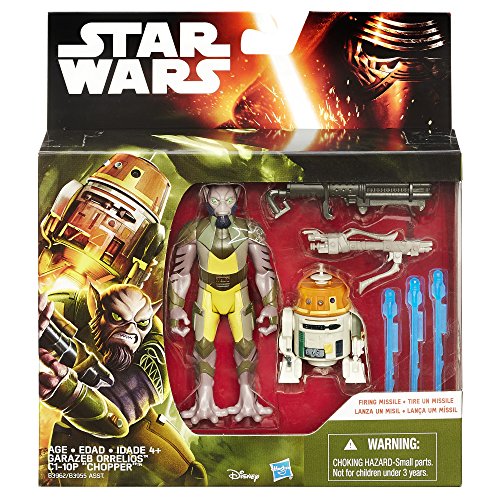 Figuras Star Wars Garazaeb Orrelios y C1-10p -Hasbro- 