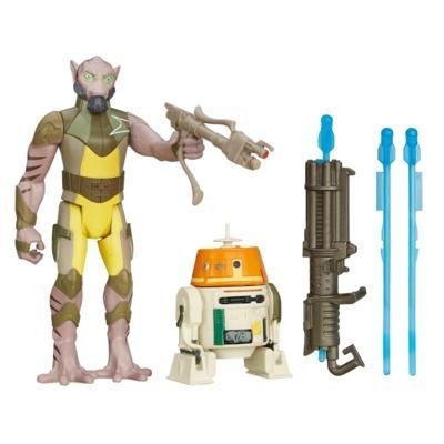 Figuras Star Wars Garazaeb Orrelios y C1-10p -Hasbro- 