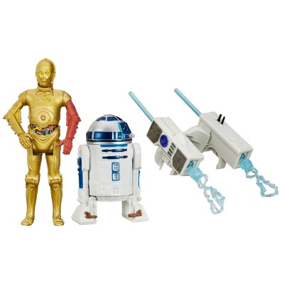 Figuras Star Wars R2-D2 y C-3po -Hasbro- 