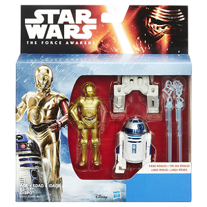 Figuras Star Wars R2-D2 y C-3po -Hasbro- 