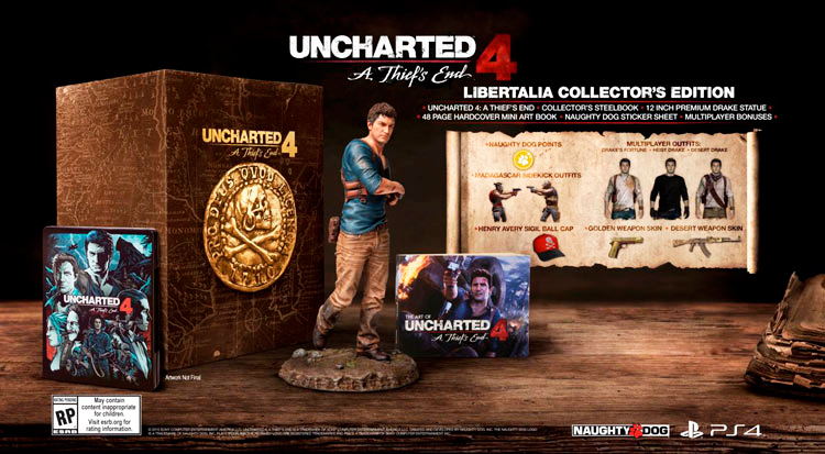 Uncharted 4: A Thiefs End Libertalia Collectors Edition 