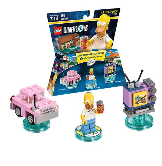 Lego Dimensions Simpsons Level Pack 