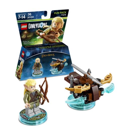 Lego Dimensions Fun Pack- Legolas (The Lord Of The Rings) 