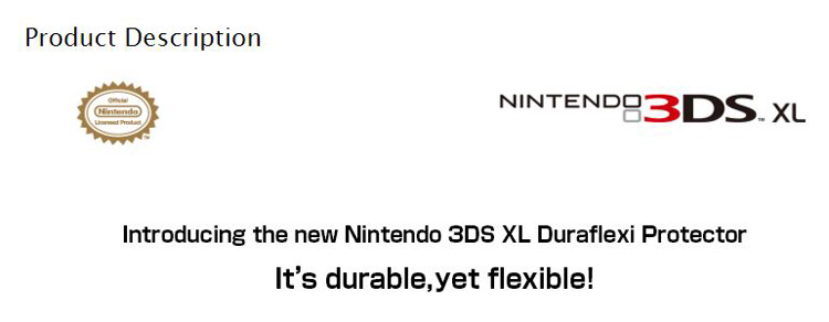 3Ds XL New Protector Duraflexi 