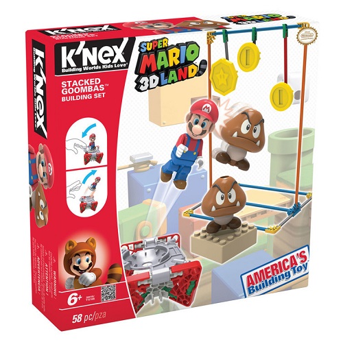Knex Super Mario 3D Land Stacked Goombas Building Set (Mayo III) 