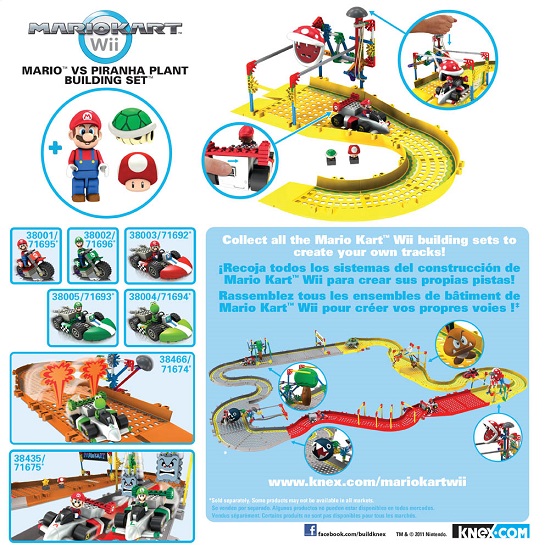 Knex Mario Kart Building Set Mario Vs Piranha Plant (Mayo IV) 