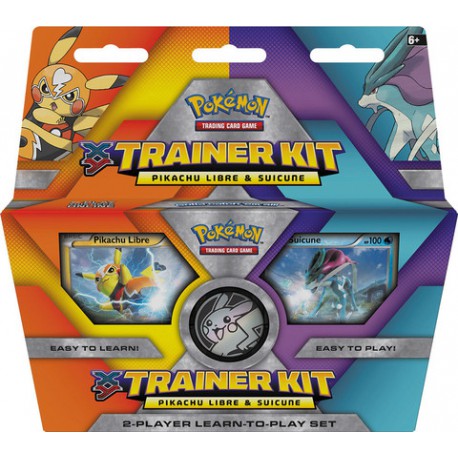 Pokemon XY Trainer Kit Pikachu Libre & Suicune (TCG) 