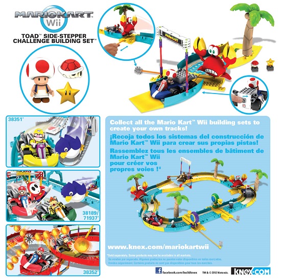 Oferta Knex Mario Kart Toads Side Stepper Challenge Building Set 