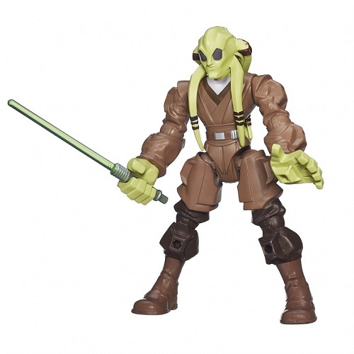 Oferta Figura Star Wars Hero Mashers Kit Fisto -Hasbro- 