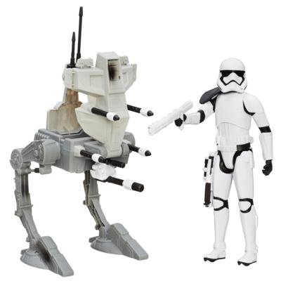 Oferta Figura Star Wars Assault Walker Con Stormtrooper -30 Cms Deluxe Series 