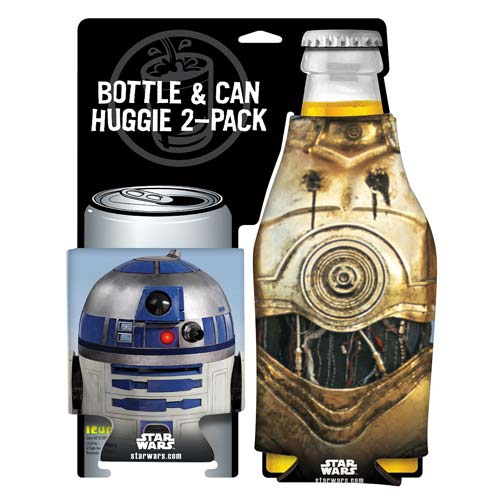 Porta Lata + Porta Botella Star Wars R2-D2 & C-3po 