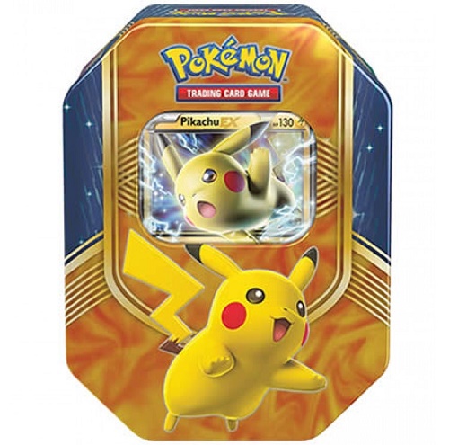 Pokemon Battle Heart Tin Pikachu Ex (TCG) 