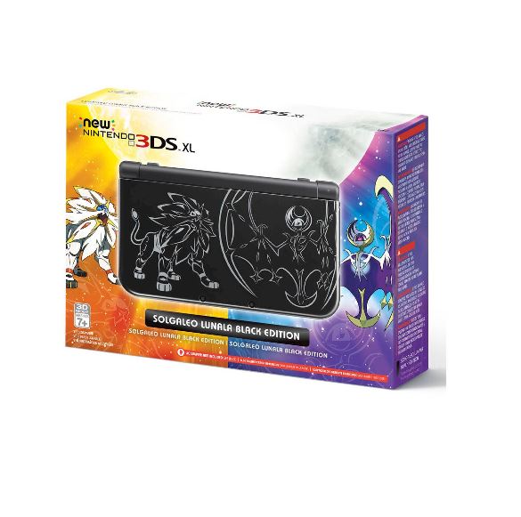 Consola New 3Ds XL Pokemon Solgaleo Lunala Black Edition 
