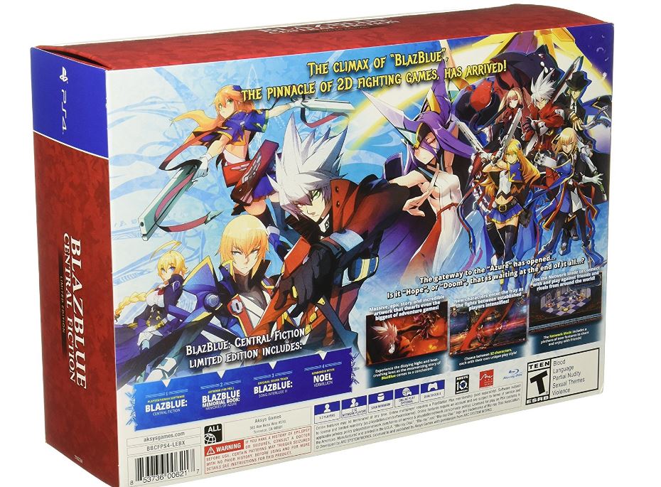 Blazblue: Central Fiction Limited Edition 