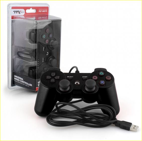 Control Con Cable Negro + FIFA World Cup 