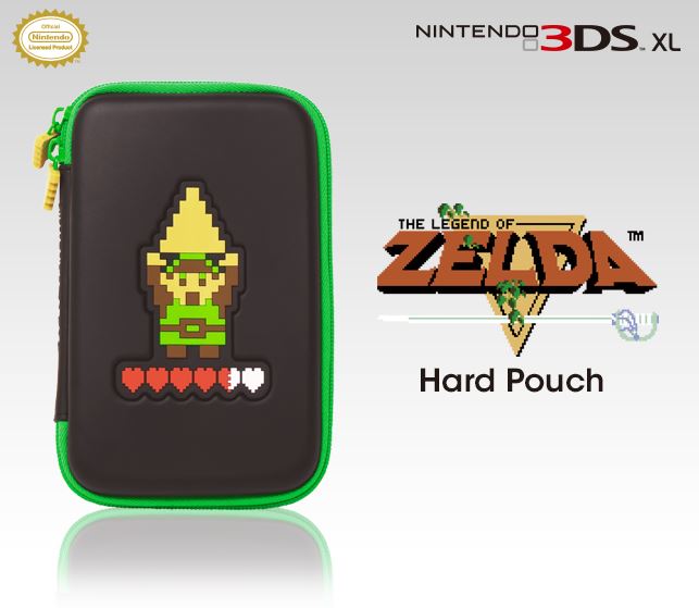 3Ds XL Retro Zelda Bolso Hard Pouch 