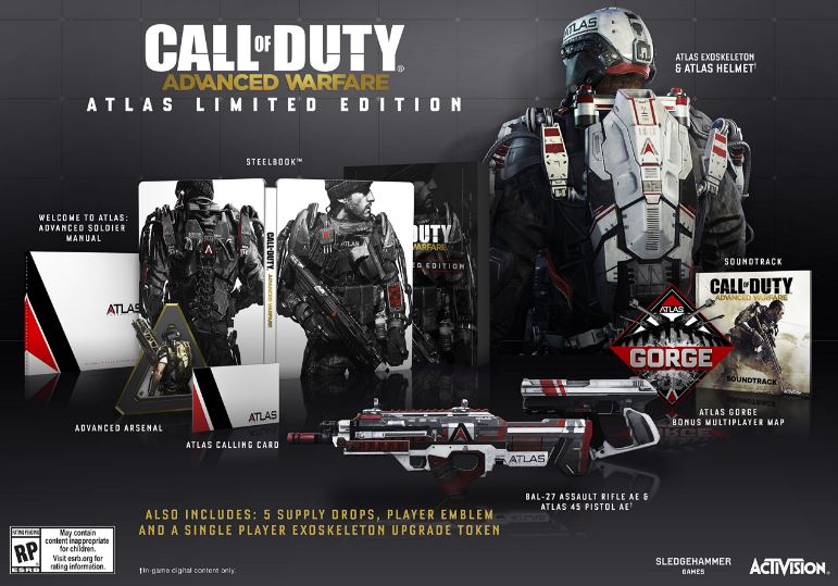 Call Of Duty: Advanced Warfare Atlas Edicion Limitada 