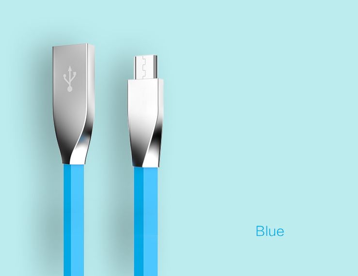 Cable USB Carga (Celeste) 