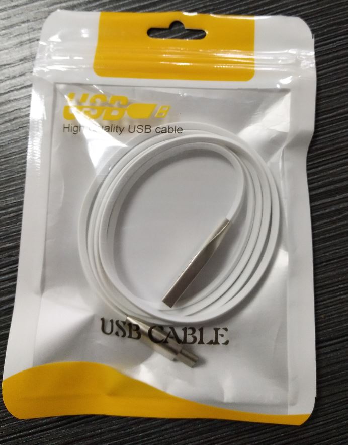 Cable USB Carga (Blanco) 