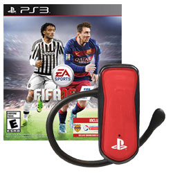 FIFA 16  + Audifonos Bluetooth Rojo PS3 (Juego Online 