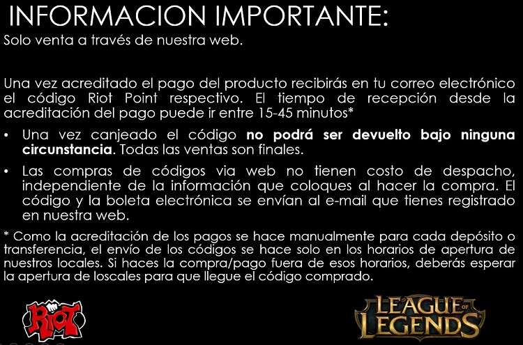 League Of Legends 2140 Riot Points 