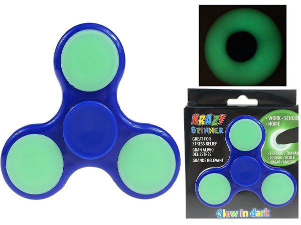 Krazy Spinner Azul -Brilla En la Oscuridad- 
