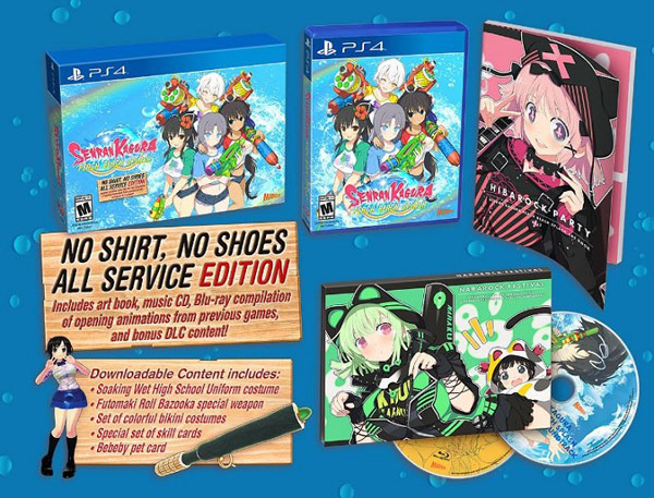 Senran Kagura Peach Beach Splash - No Shirt, No Shoes, All Service Edition 