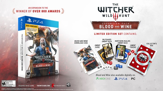 PS4 The Witcher 3 Blood Wine Limited Expansion Pack (Requiere Base) (Cyber Noviembre) 