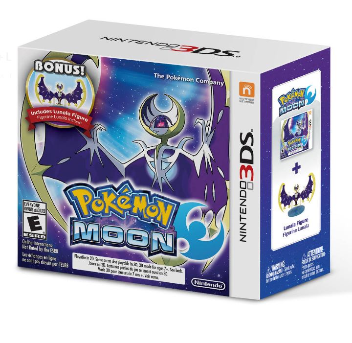 3Ds Pokemon Moon + Figura Lunala (Cyber Noviembre) 
