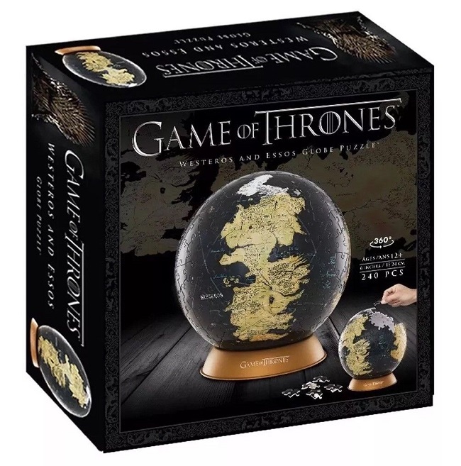 Puzzle 3D Game Of Thrones Westeros And Essos (15.2cms Altura - 240 Piezas) 