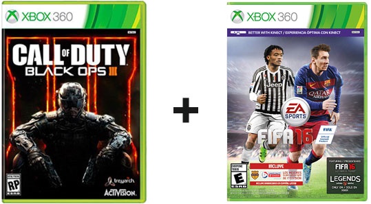 2 Juegos Completos Cod Black Ops 3 + FIFA 16 