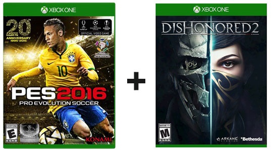 2 Juegos Completos Dishonored 2 + Pes 2016 