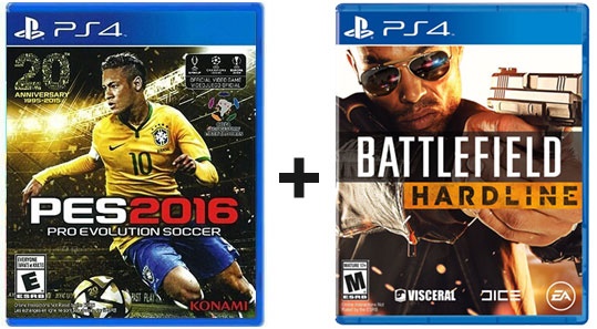 2 Juegos Completos Battlefield Hardline + Pes 2016 