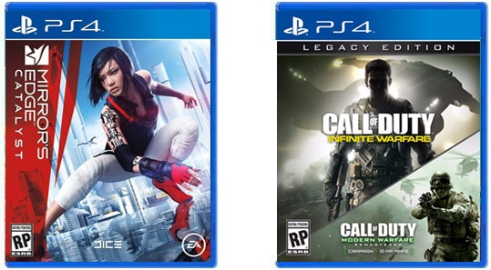 PS4 2 Juegos Completos Cod Infinite Legacy + Mirrors Edge (Oferta Especial) 