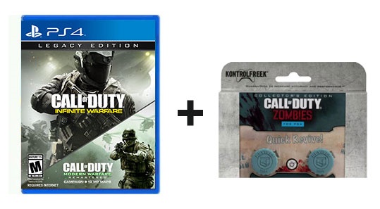 PS4 Cod Infinite Warfare Legacy Edition (Oferta Especial) + Kontrolfreek Zombies 
