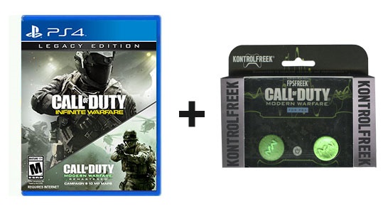 PS4 Cod Infinite Warfare Legacy Edition (Oferta Especial) + Kontrolfreek Modern Warfare 