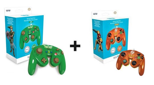 Wiiu Control Con Cable (Link) + Control Con Cable Samus (Oferta Especial) 