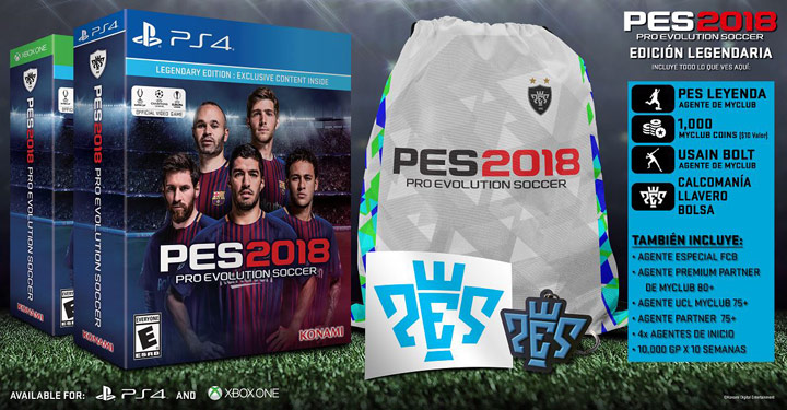 PS4 Pes 2018 Edicion Legendarian (Oferta Especial) 