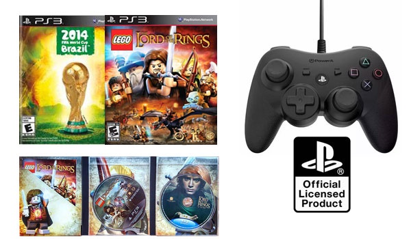 Control Con Licencia Sony + 2 Juegos + Pelicula 