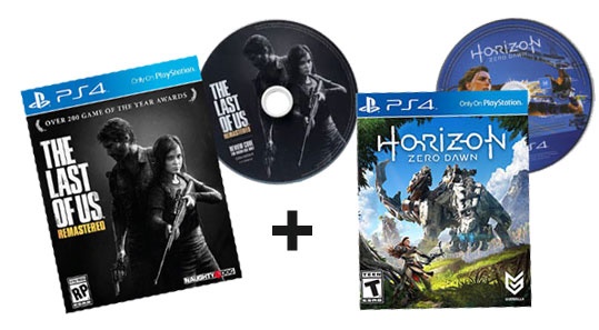 PS4 2 Juegos Completos Horizon: Zero Dawn + Last Of Us (Oferta Especial) 