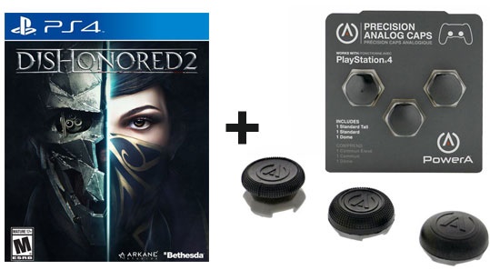 PS4 Dishonored 2 + Analogos Precision (Oferta Especial) 