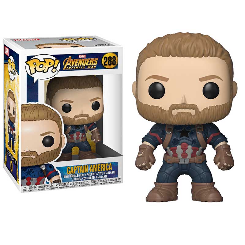 Figura Avengers Infinity War Captain America Funko Pop! 