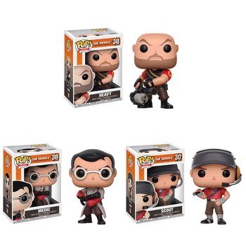 Figuras Team Fortress 2 Funko Pop! (Combo 3 Figuras) 