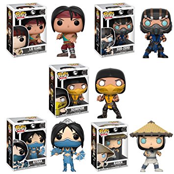 Figuras Mortal Kombat Funko Pop! (Combo 5 Figuras) 