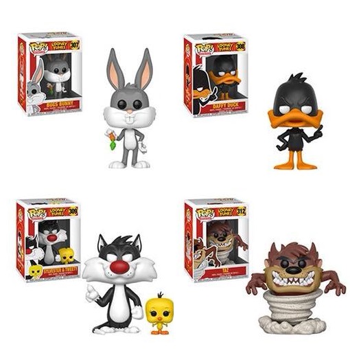Figuras Looney Tunes Funko Pop! (Combo 4 Figuras) 