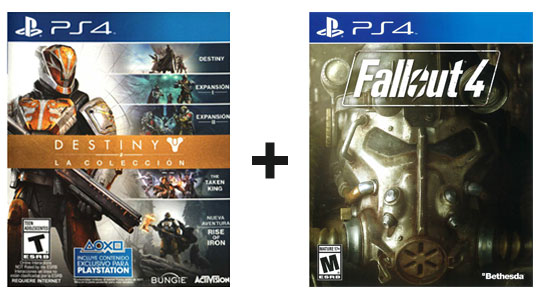 PS4 2 Juegos Completos Destiny la Coleccion + Fallout 4 (Oferta Especial) 