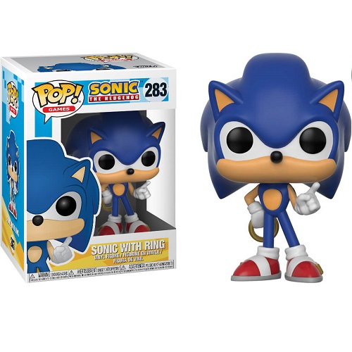 Figura Sonic The Hedgehog Sonic (With Ring) Funko Pop! 