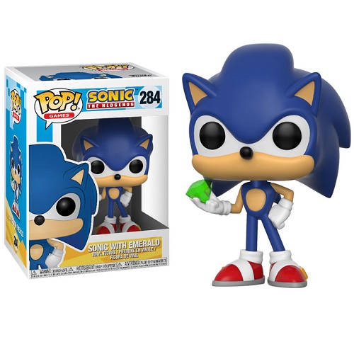 Figura Sonic The Hedgehog Sonic (With Emerald) Funko Pop! 