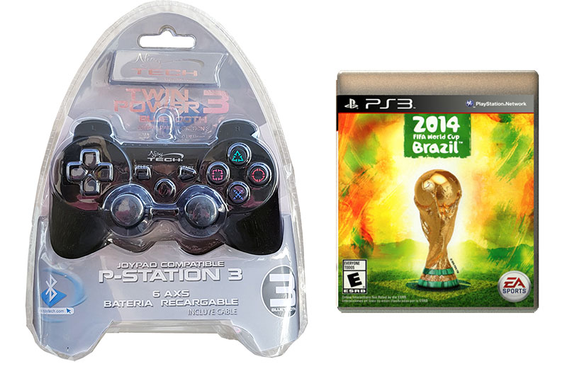 Control Inalambrico + Juego FIFA World Cup 2014 